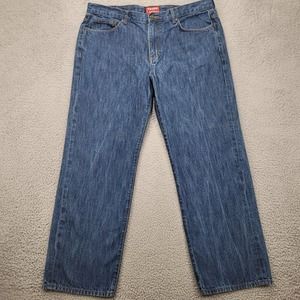 Chaps‎ Jeans Mens 38x30 Blue Denim Straight Leg Medium Wash Classiccore Casual